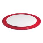 Vintage Two Tone Cake Dish Red, 14.6"D
