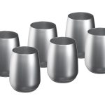 Opaque Silver Double Old Fashion, 13 oz. Set of 6