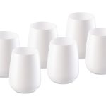 Opaque White Double Old Fashion, 13 oz. Set of 6