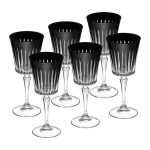 Onyx Red Wine Glass Black, 10 oz. Set of 6