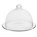 Banquet Cake Plate with Dome, 13"D