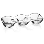 Danieli 3 section Relish dish, 15"L