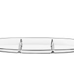 Fenice 3 section Relish dish, 16"L