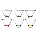 Confetti stemless cocktail, 11 oz. Set of 6