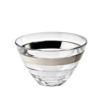 Baguette Bowl with Platinum Band, 5.5"D, Set of 6