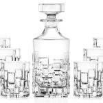 Etna 7 pc. Whiskey Set, Decanter: 28 oz. DOF: 11 oz.