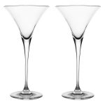 Luminous Tall Martini, 9 oz. Set of 2