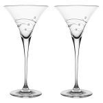 Sparkle Tall Martini, 8.25 oz. Set of 2