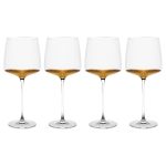 Spectrum Gold Wine Glass, 16 oz. Set of 4