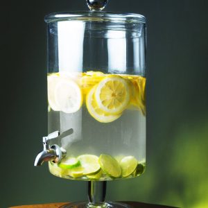 Glass Beverage Dispenser, 1.9 Gallon