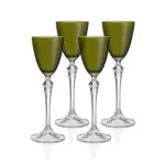 Vivid Liquor Glass Green, 3 oz. Set of 4