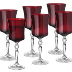 Vivid Wine Glass, Ruby, 10 Oz. , Set of 6