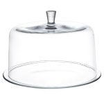 Luminous Cake Plate and large Dome, 13"D