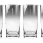 Ombre Hiball Metallic Smoked, 12 oz. Set of 4