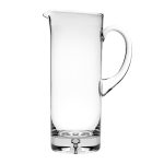 Pitcher with bubble in base, 40 oz.