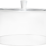 Opal Large Dome with White knob, 11.5"D