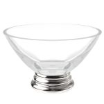 Spectrum Dip Bowl with Silver Foot, 5"D, 8 oz.